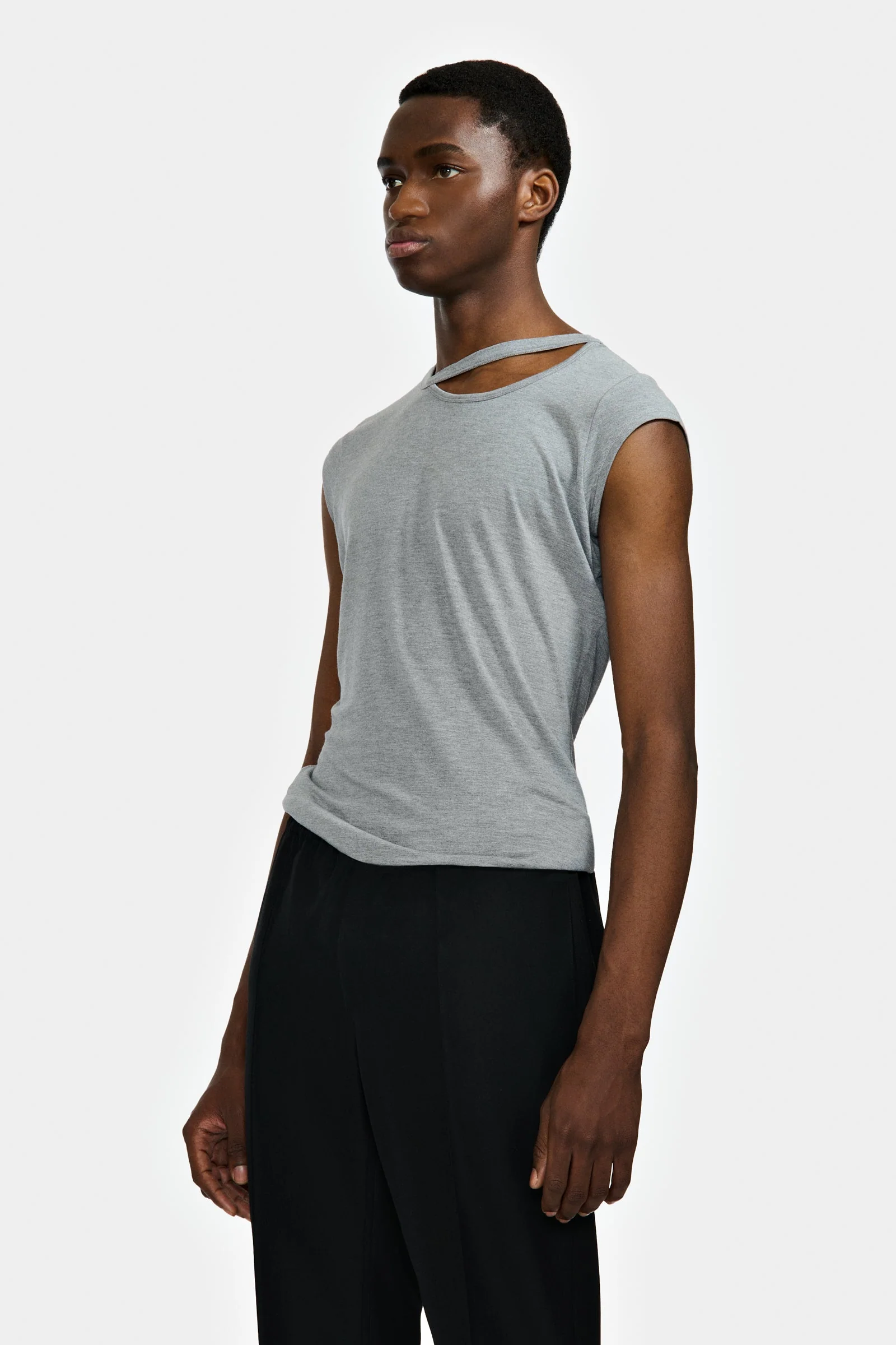 Louis Gabriel Nouchi TANK WITH ASYMMETRICAL OPENING - Image 5