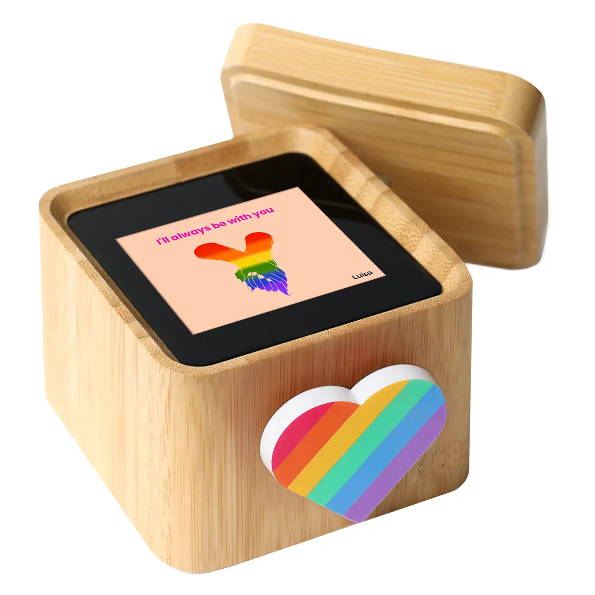 Lovebox Color & Photo - Pride Heart - Image 2