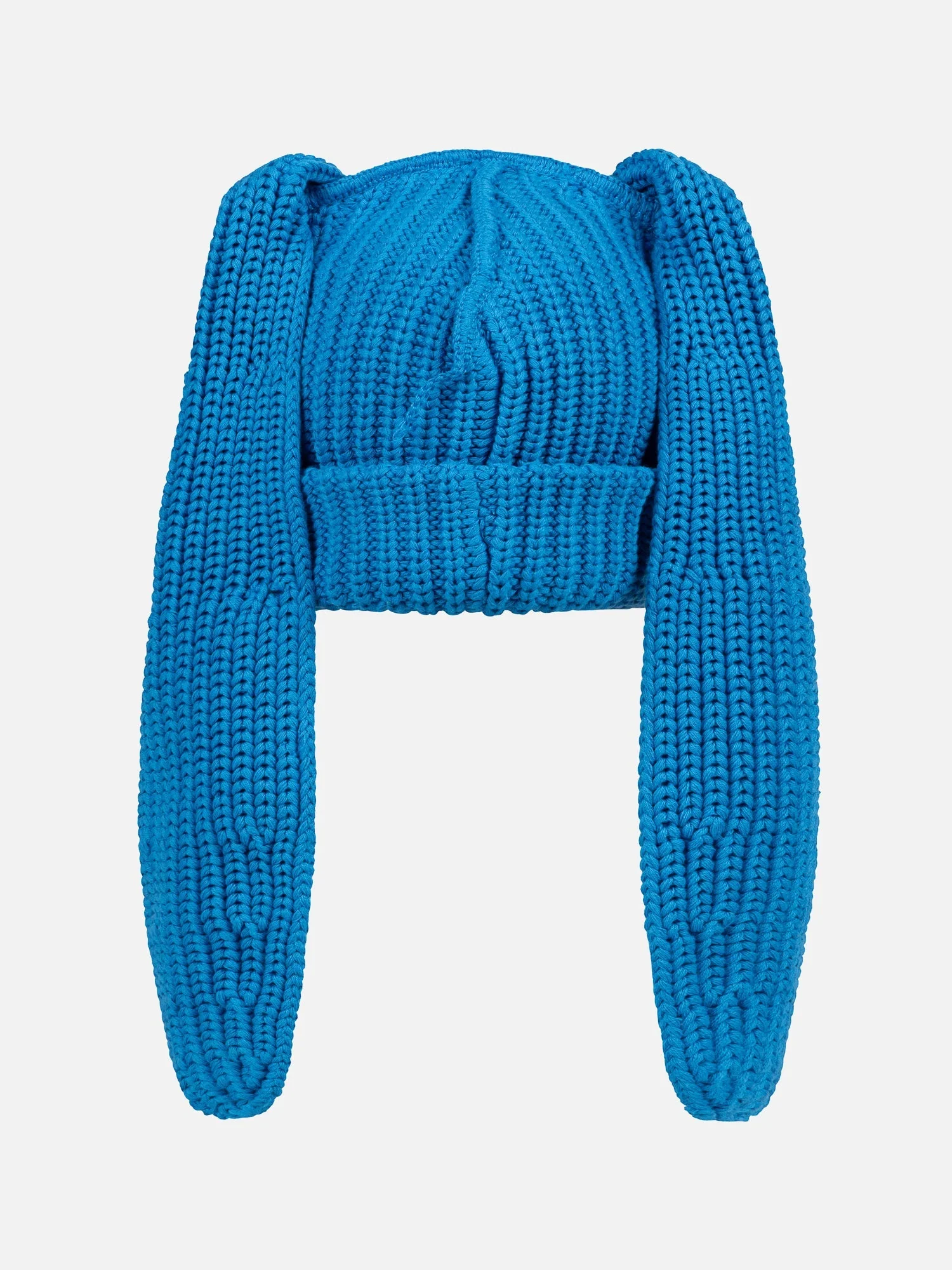 LOVERBOY BY CHARLES JEFFREY CHUNKY RABBIT BEANIE in Blue - Image 2