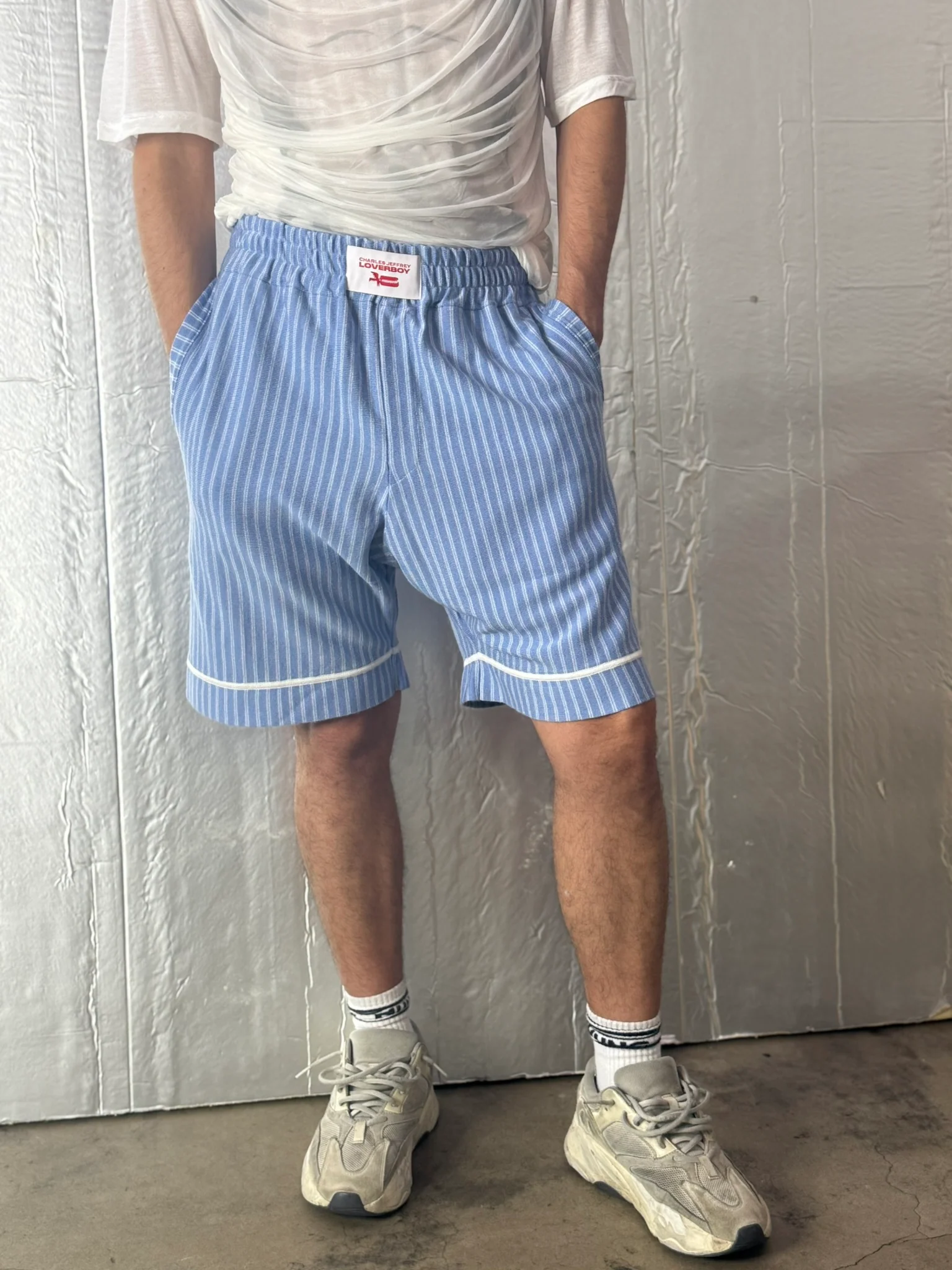 LOVERBOY BY CHARLES JEFFREY KNIT SHORTS