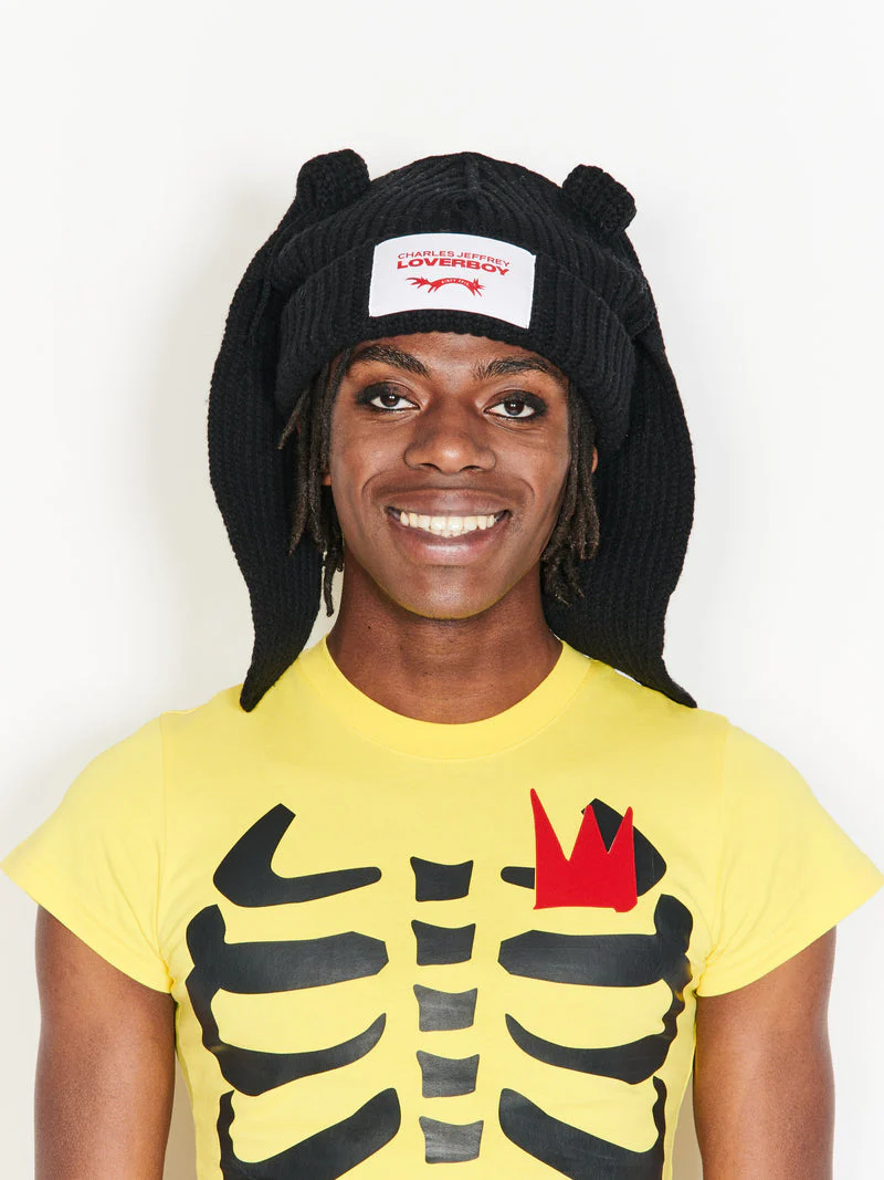 LOVERBOY BY CHARLES JEFFREY CHUNKY RABBIT BEANIE - Image 8