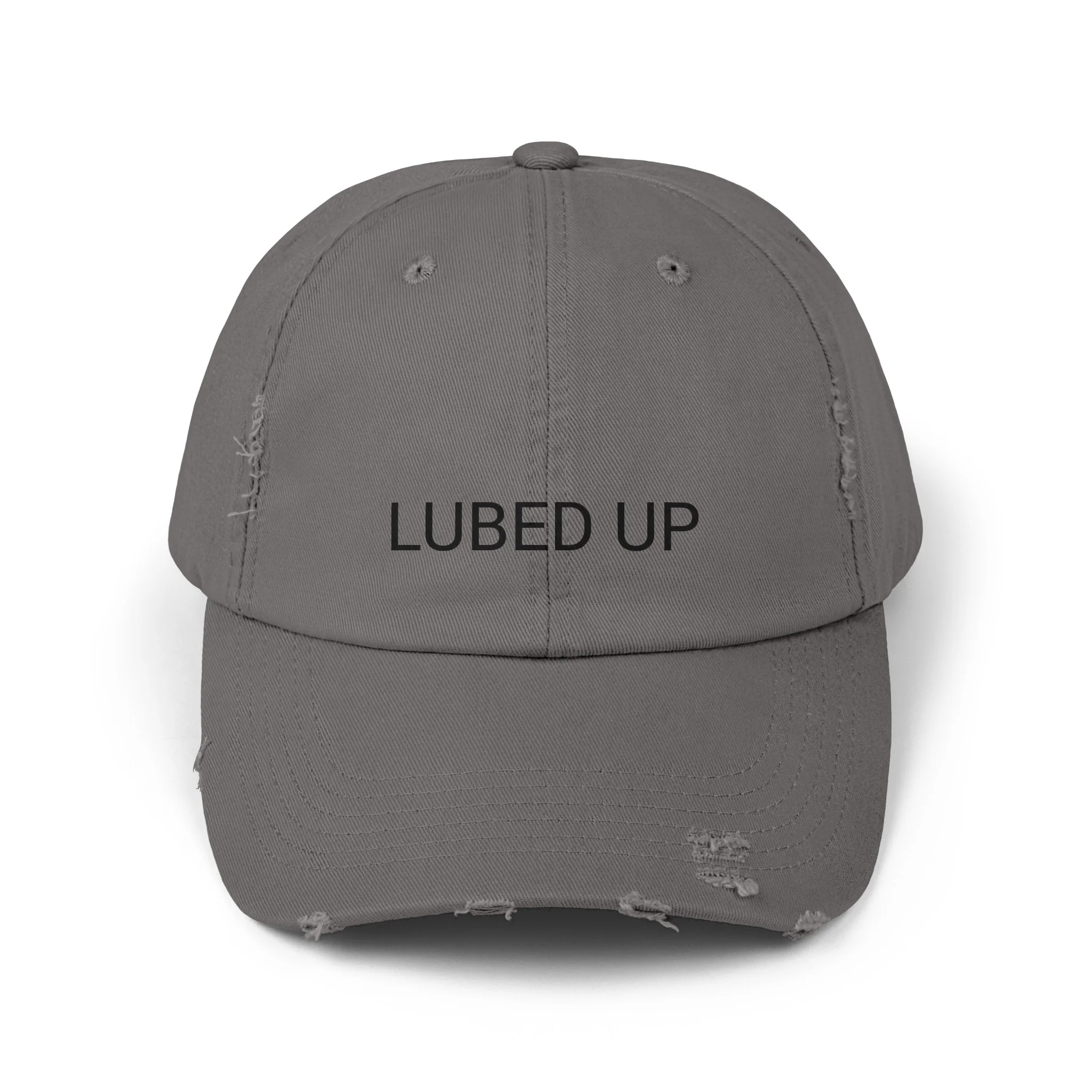 LUBED UP Distressed Cap in 6 colors - Image 5
