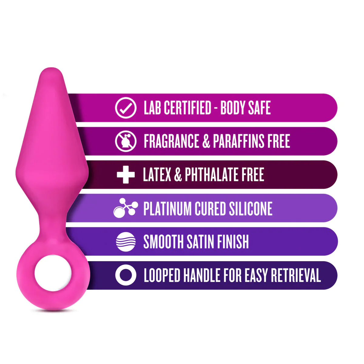 Luxe Candy Rimmer Fushia Anal Plug - Image 3