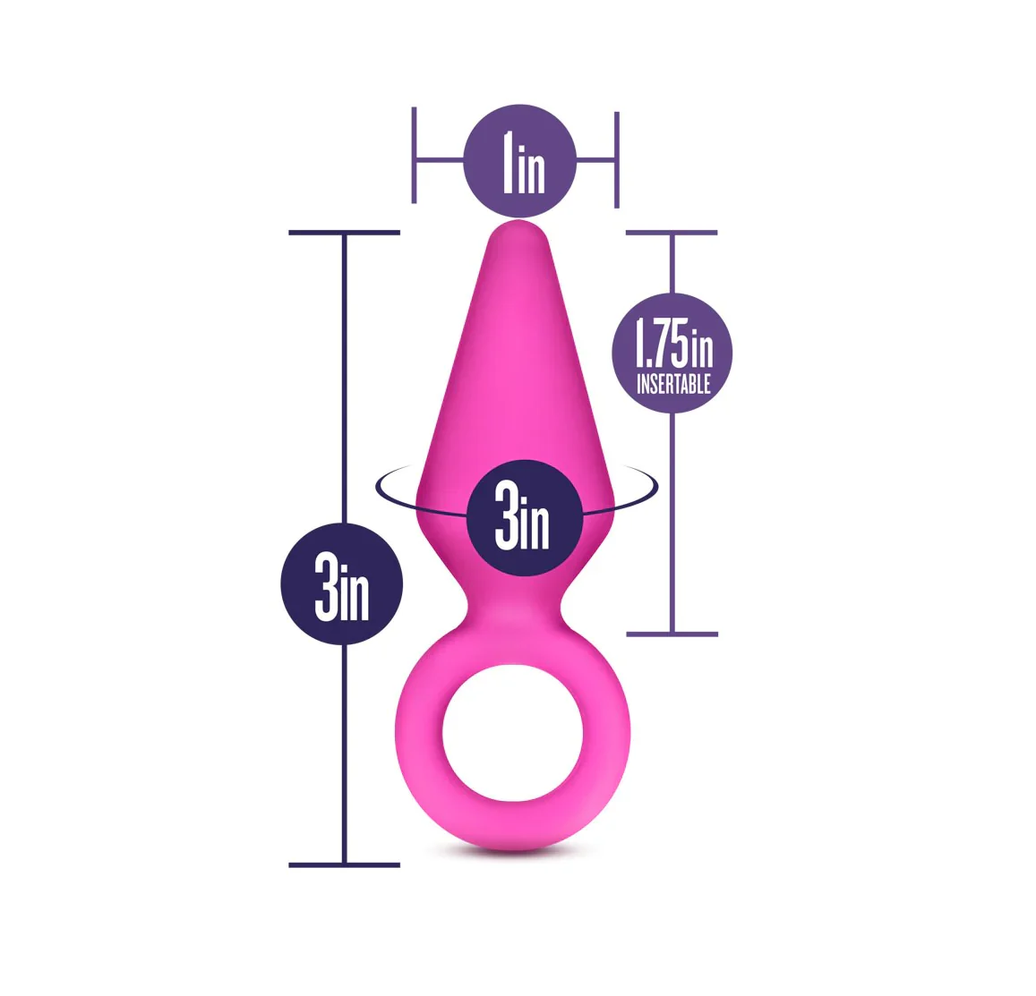 Luxe Candy Rimmer Fushia Anal Plug - Image 4