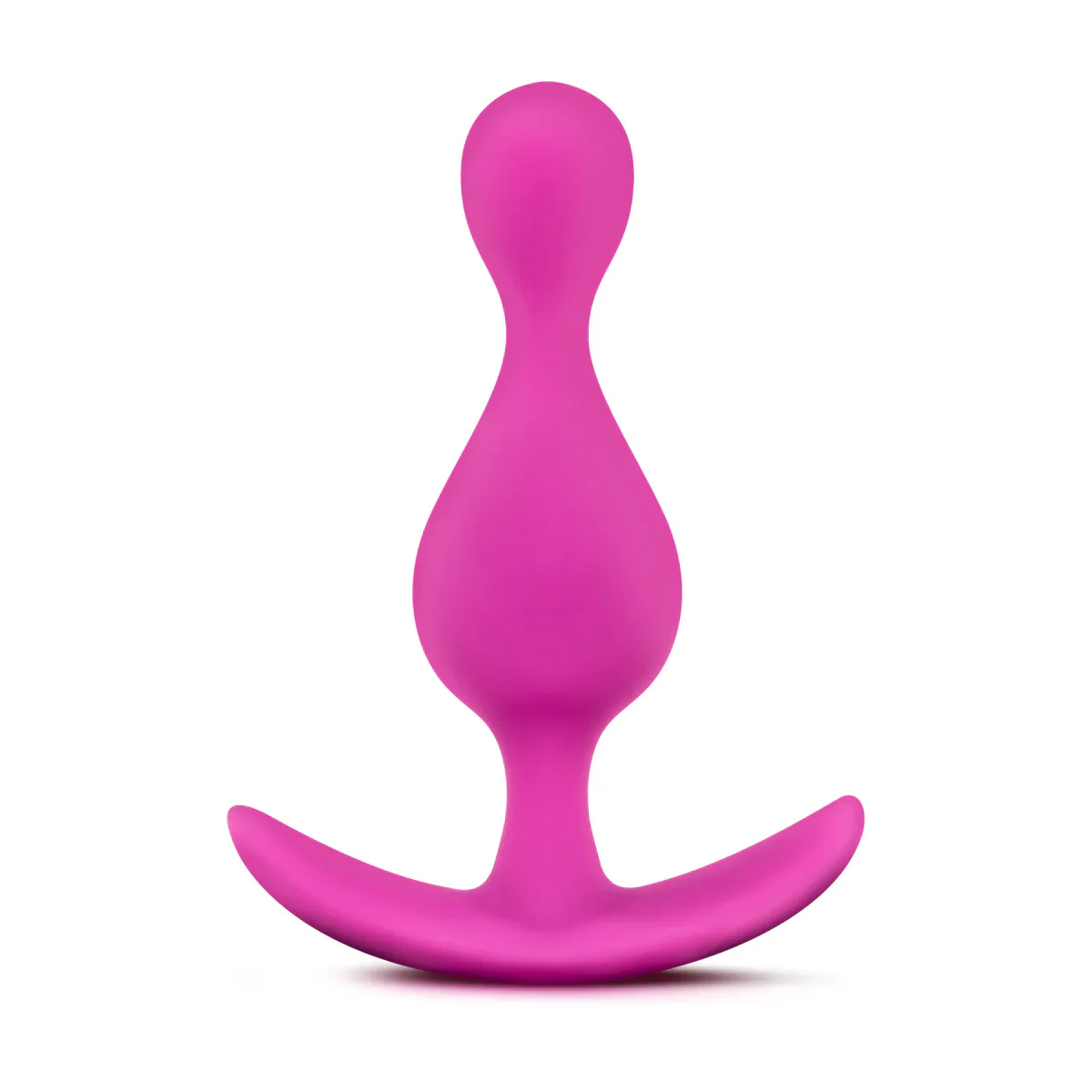 Luxe Explore Fuchsia 4.5-Inch Anal Plug With Handle - Image 3