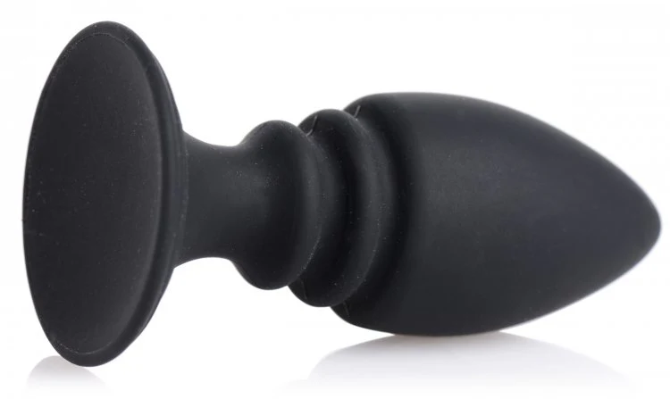 Male Cock Ring Harness with Silicone Anal Plug  by Strict Leather - Image 2