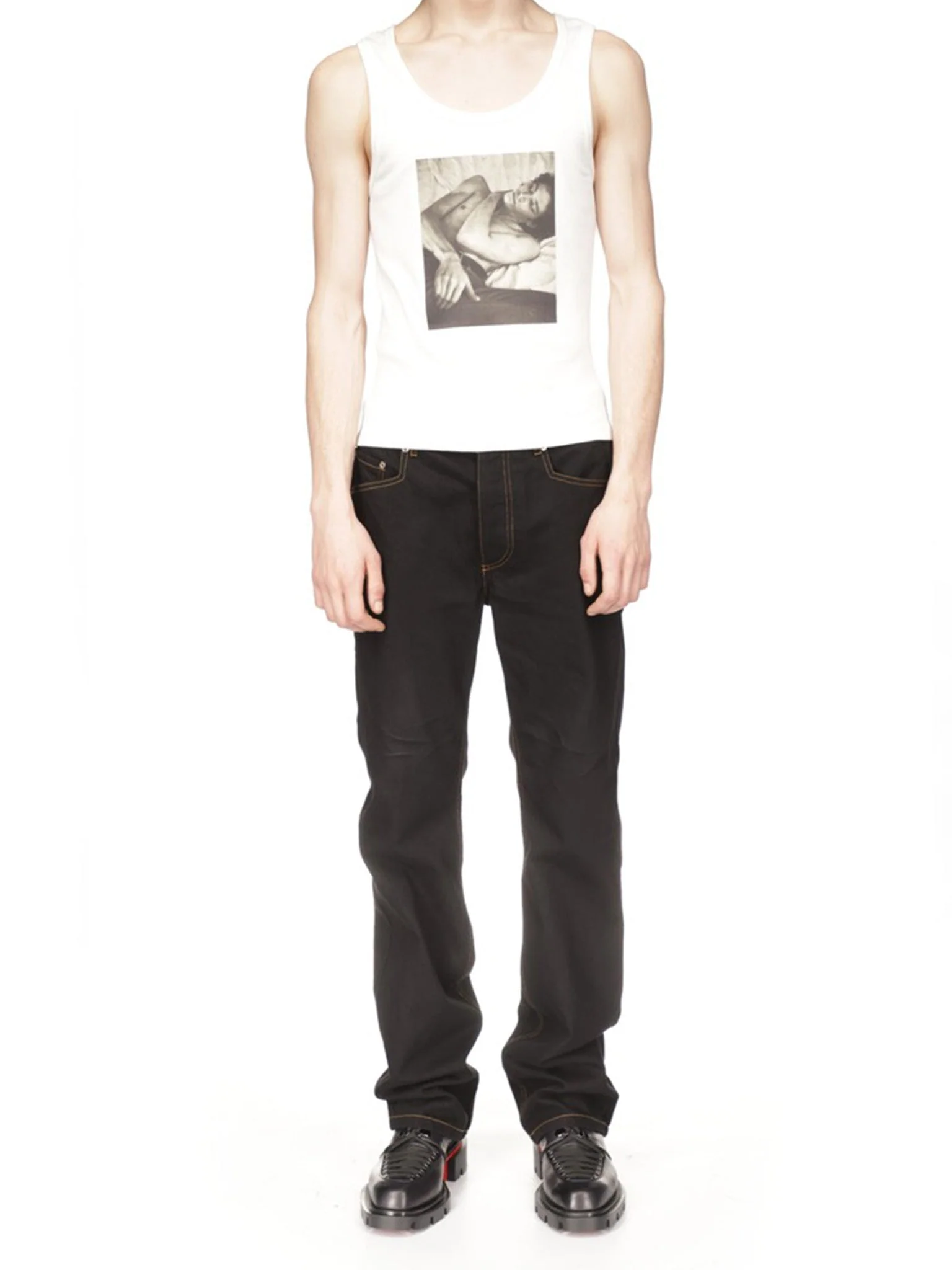 Mapplethorpe Self Portrait Tank Top by LUDOVIC DE SAINT SERNIN - Image 4