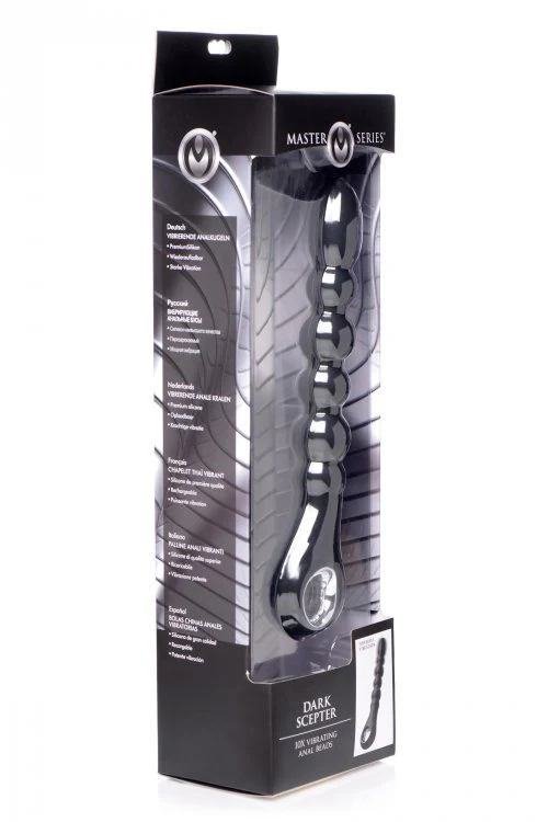 Master Series Dark Scepter Anal Beads - Image 6