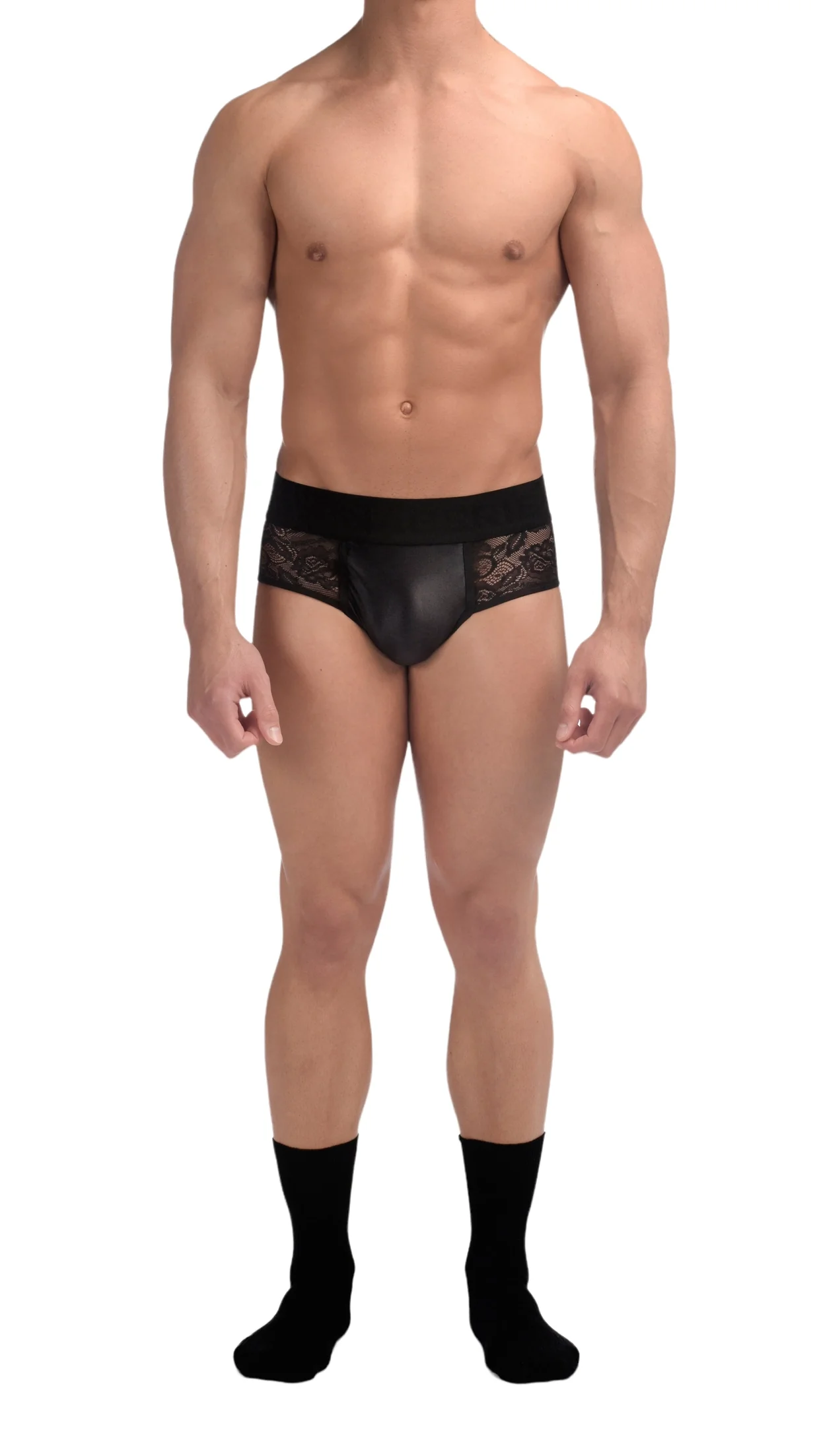 Menagerie Intimates Hip Brief Black Rose - Image 2