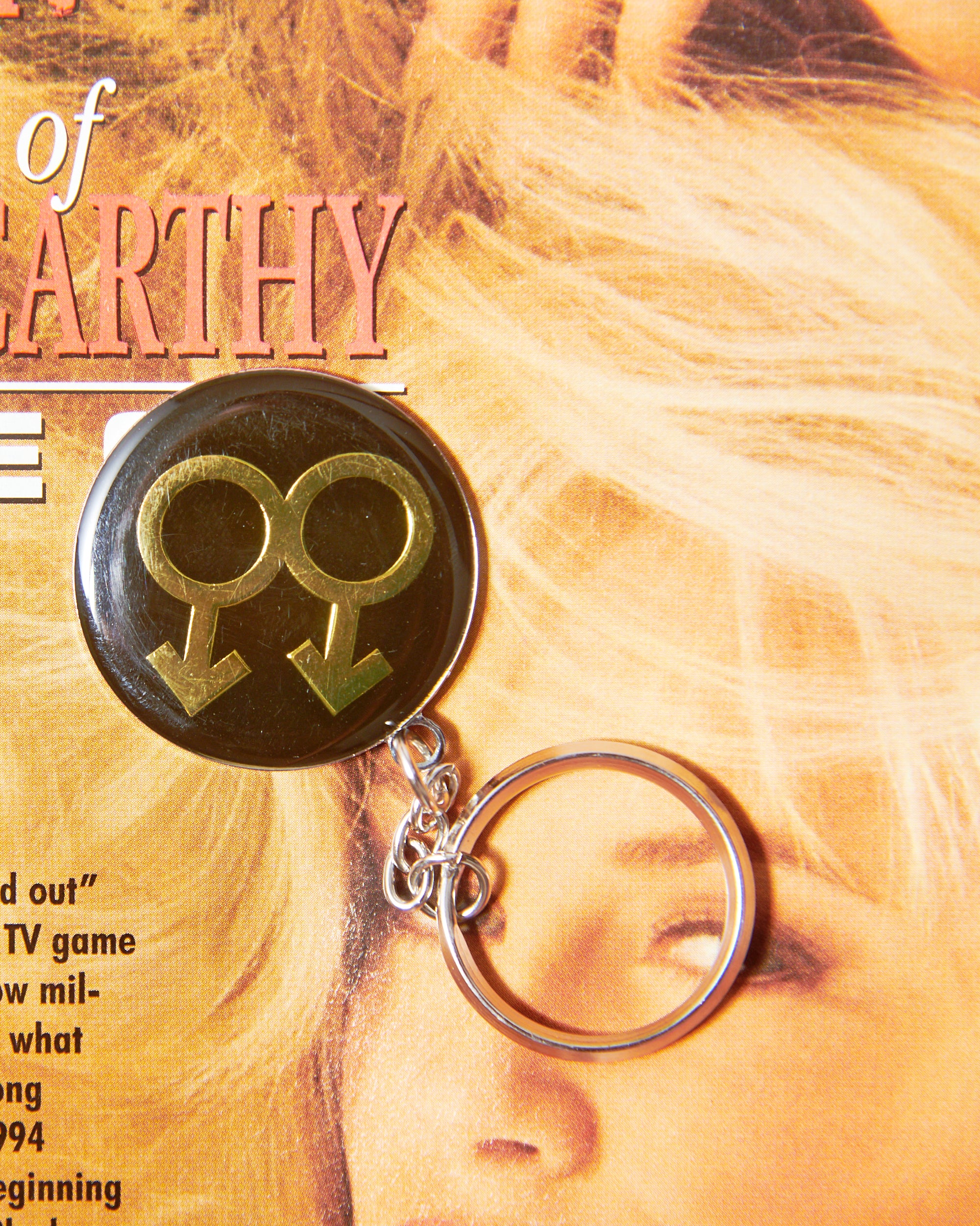 METAL DBL MALE KEY CHAIN - Image 3