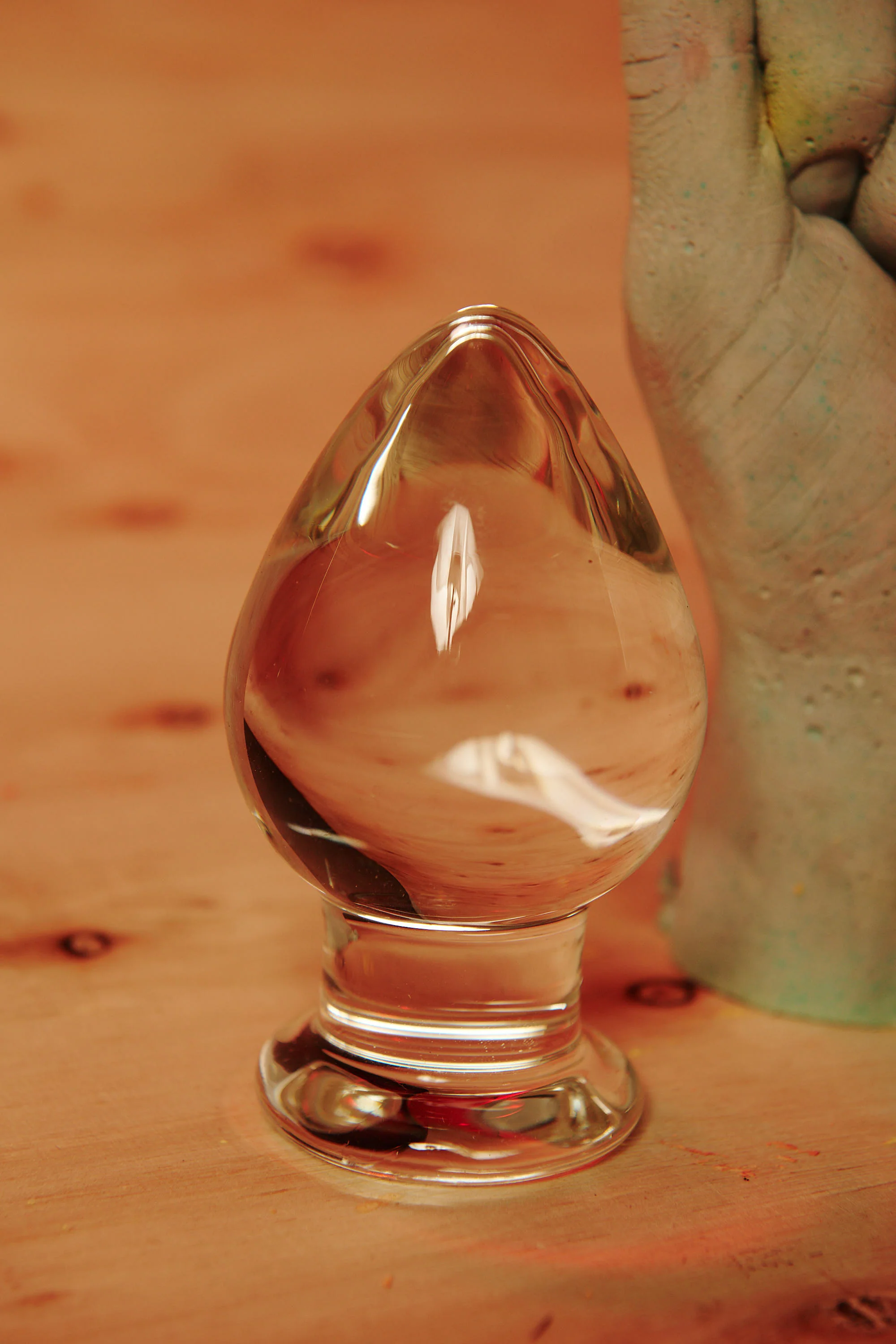 Molten Wide Glass Butt Plug - Image 2