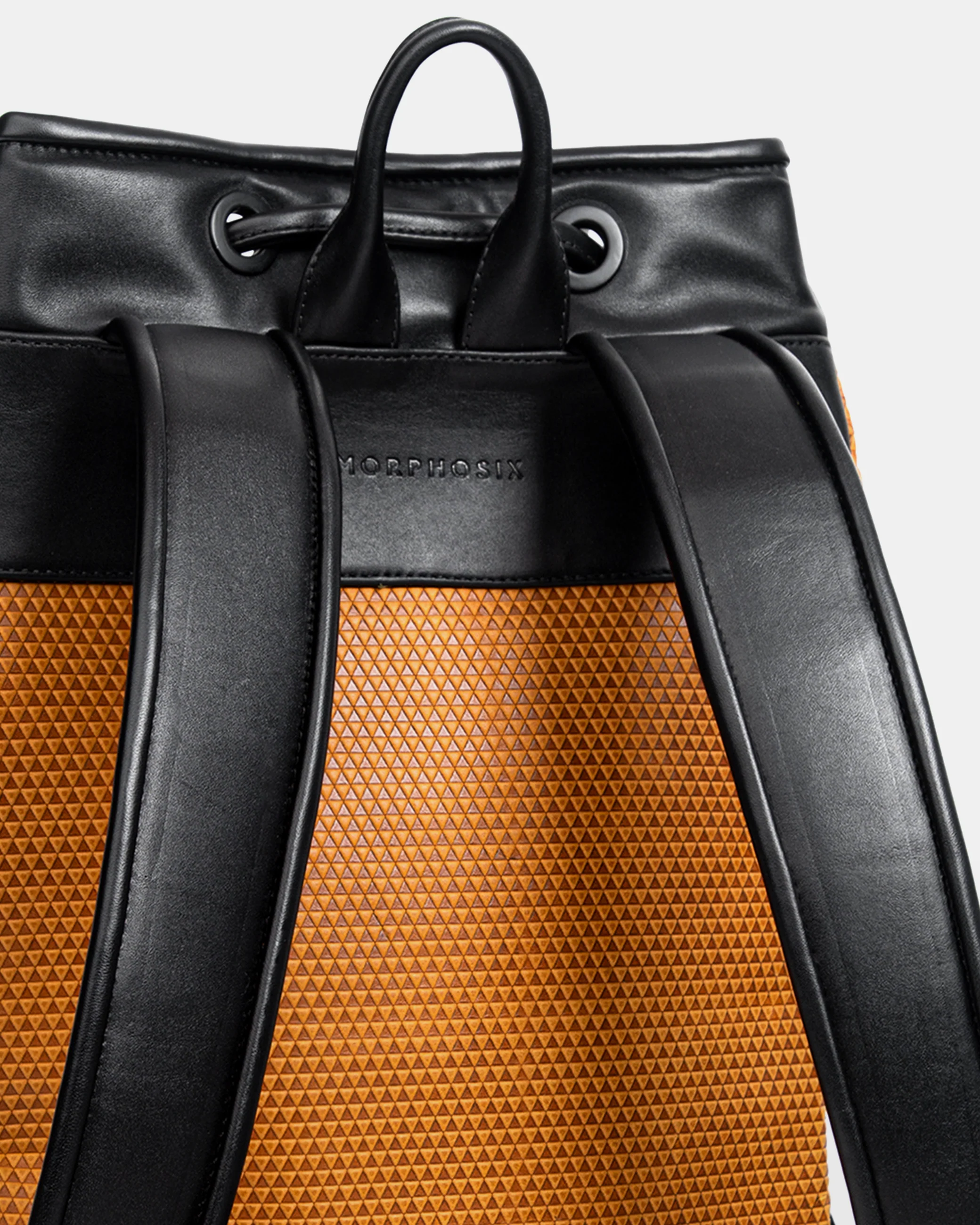 MORPHOSIX LUX UTILITY LEATHER BAG GOLDEN AMBER - Image 6
