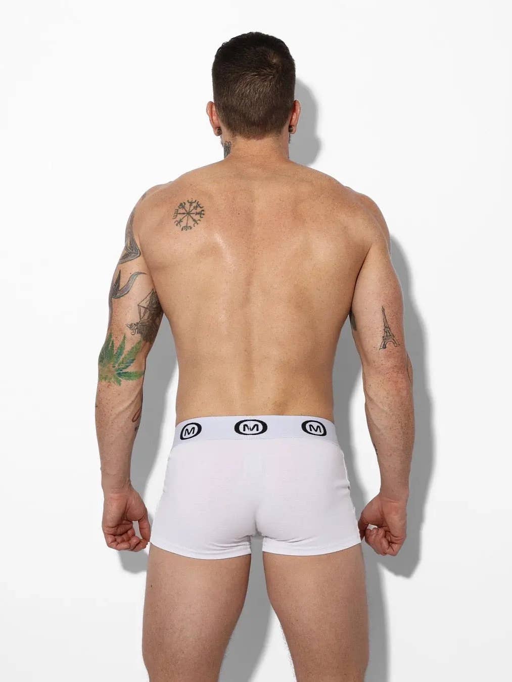 Mounderwear Cotton Boxer Brief White - Image 3