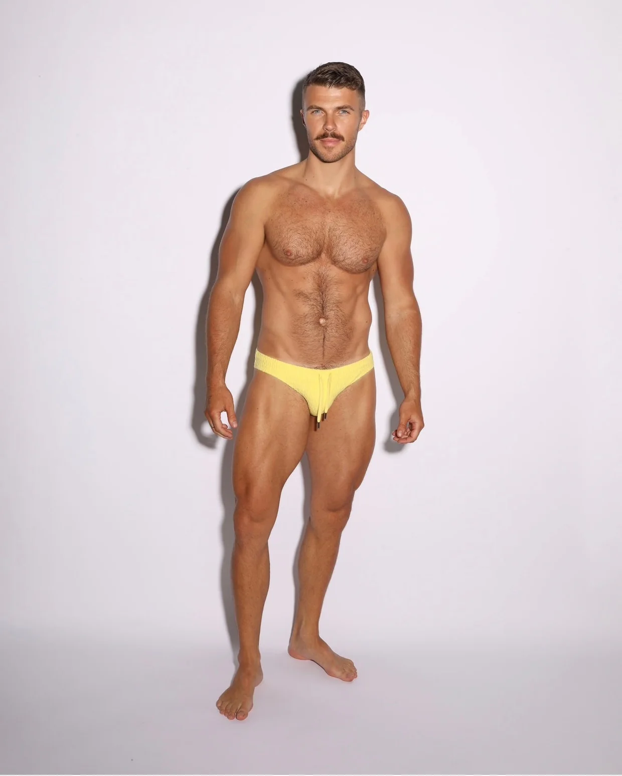 Mounderwear Resort Swim Brief Yellow - Image 4