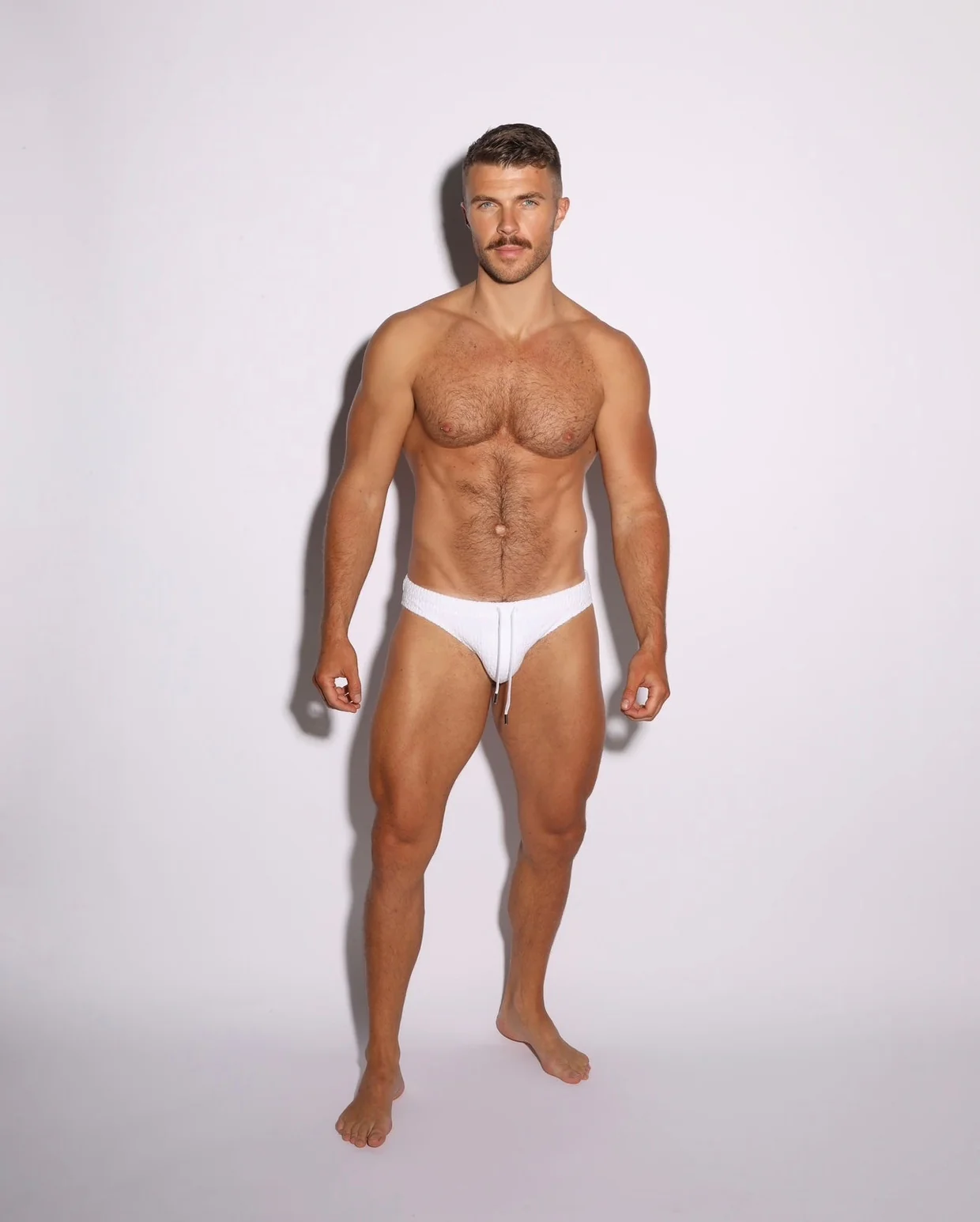 Mounderwear Resort Swim Brief White - Image 4