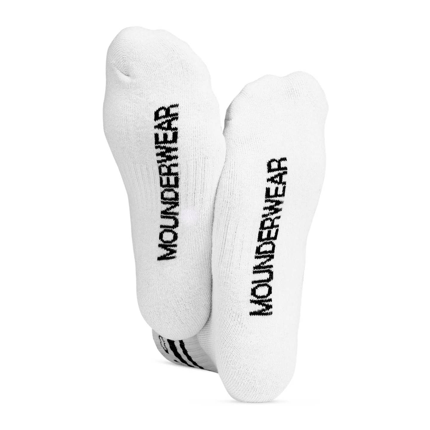 Mounderwear Stripe Athletic Crew Socks Black - Image 2