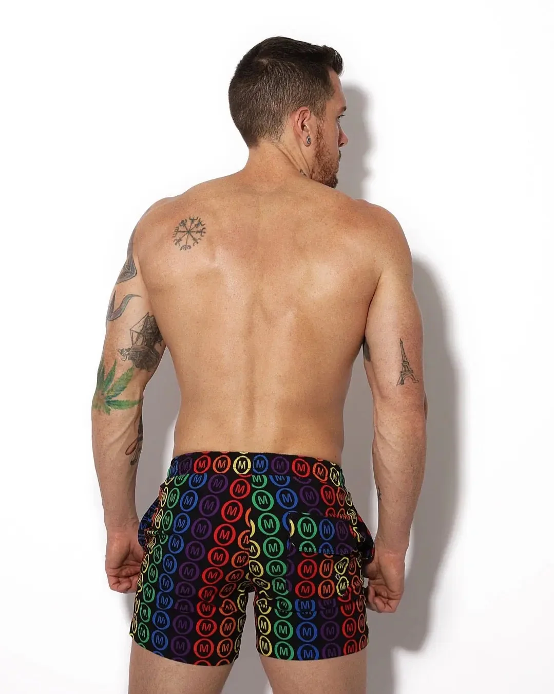 Mounderwear Swim Short Pride Black - Image 3