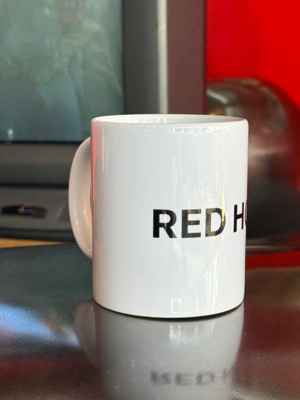 RED Hot logo mug - Image 3