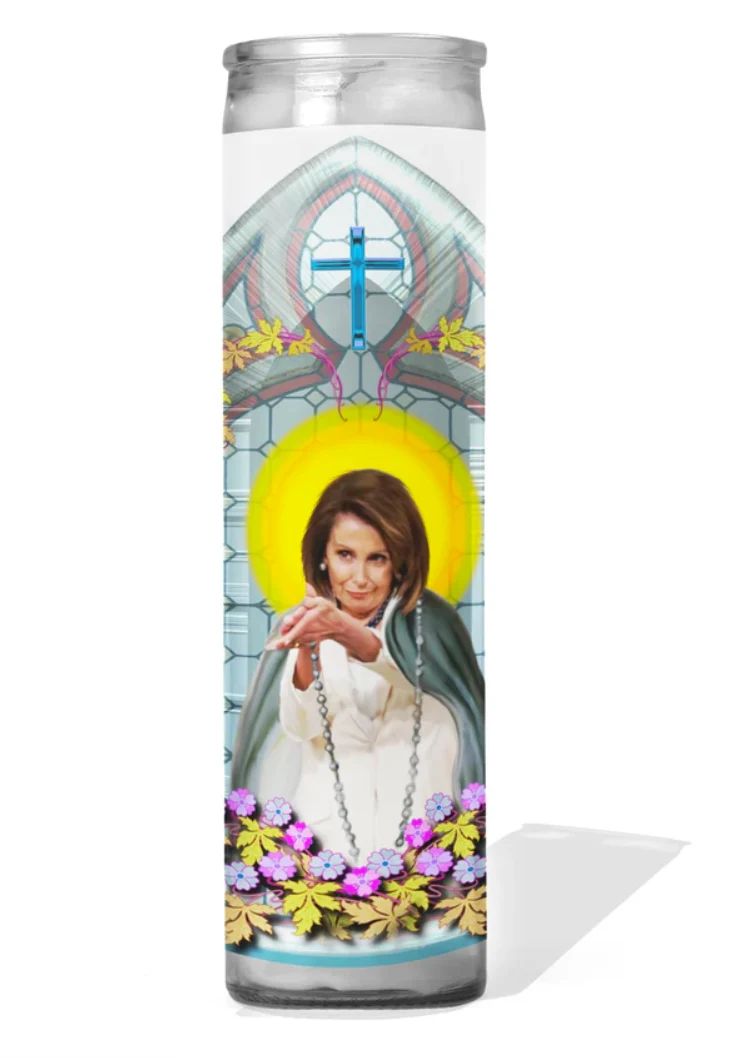 Nancy Pelosi Celebrity Prayer Candle - Image 2