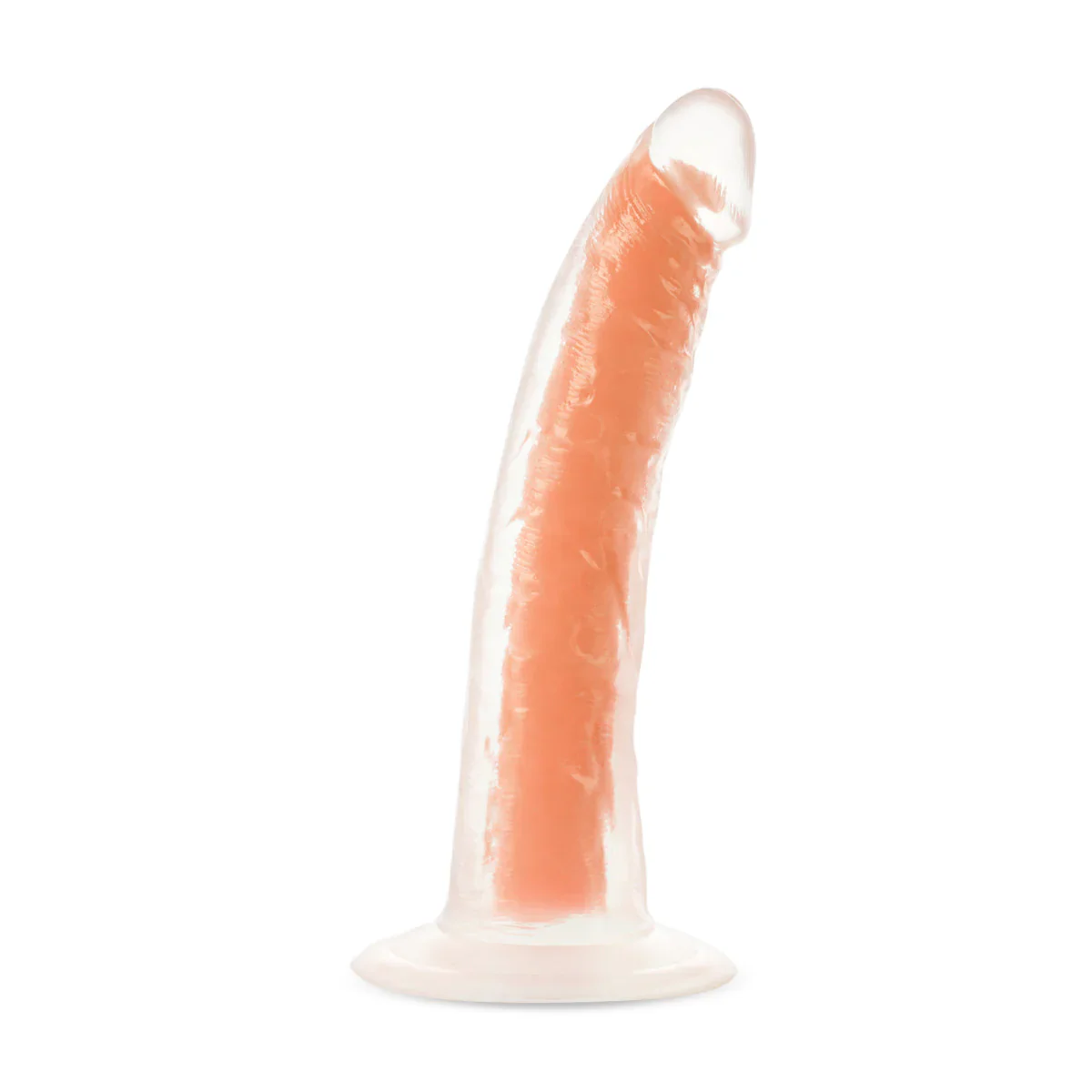 Neo Elite Lavo Glow In The Dark Neon Orange 7.5-Inch Long Dildo - Image 8