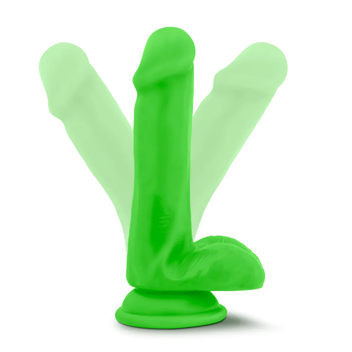 Neo Elite Neon Green 6.5-Inch Dildo - Image 8