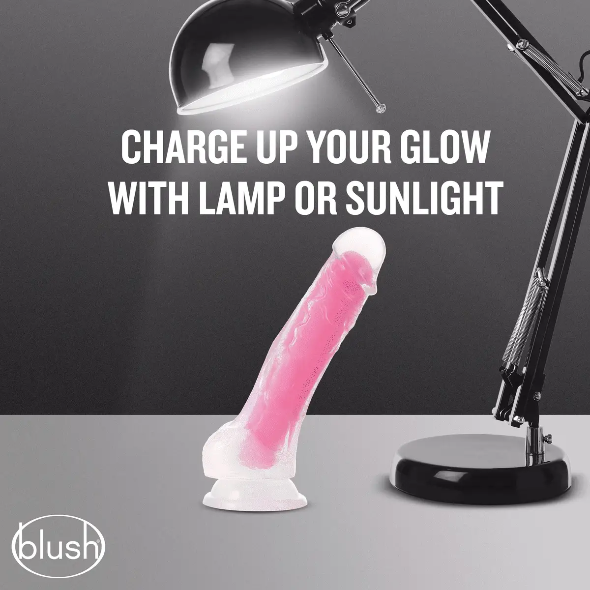 Neo Elite Paradise Glow In The Dark Neon Pink 7.5-Inch Dildo - Image 4