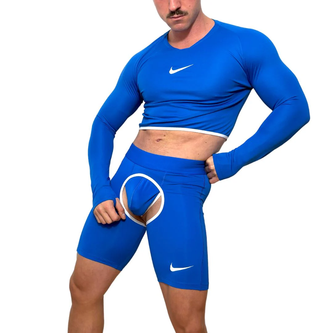 Nike Sport Blue Total Look BY SNEAKERMASK - Image 2