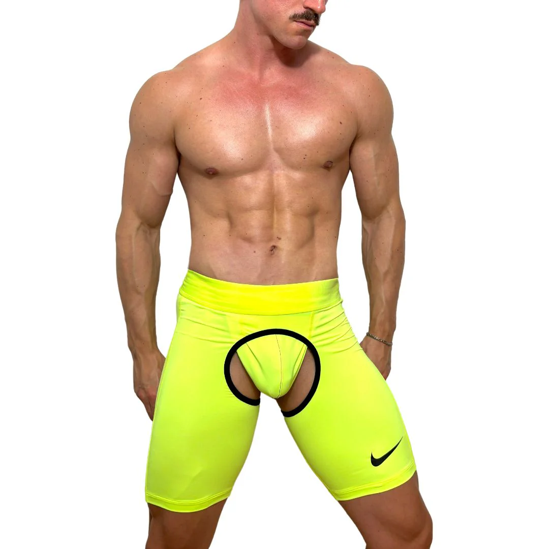 Nike Sport Neon Green Short Chaps By SNEAKERMASK - Image 4