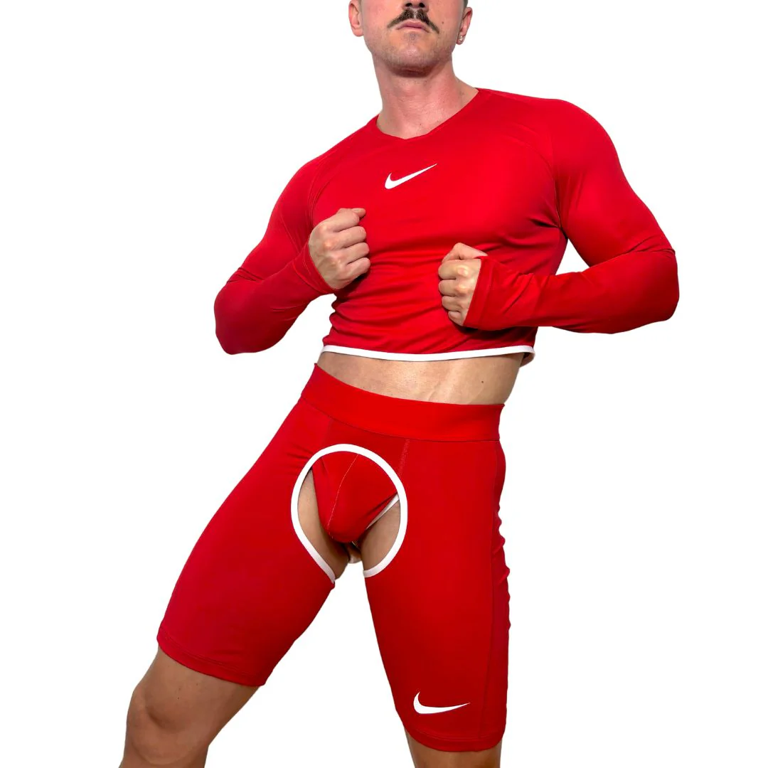 Nike Sport Red Total Look BY SNEAKERMASK - Image 2