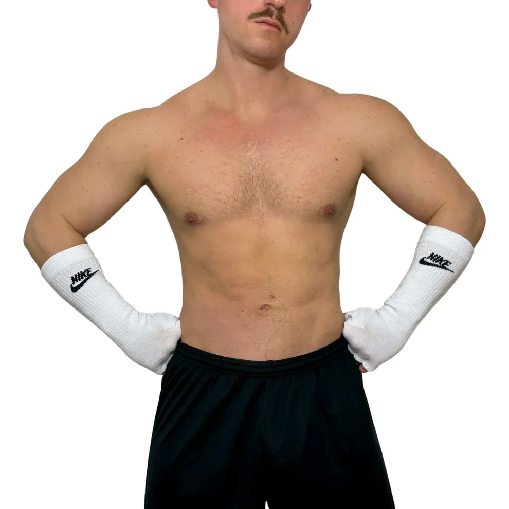 Nike Sport White Socks Gloves BY SNEAKERMASK - Image 5