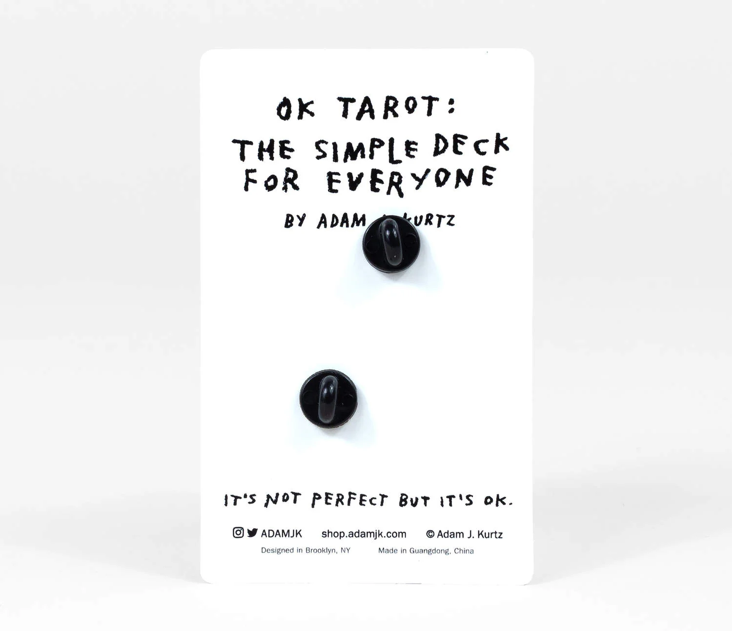 OK TAROT ENAMEL PIN SET BY ADAM J. KURTZ - Image 4