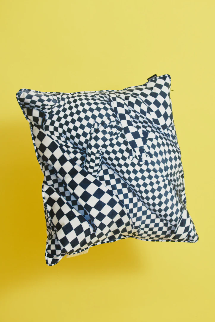 OLAF BREUNING, BLACK AND WHITE PEOPLE PATTERN (2019) Art Pillow for Henzel Studio - Image 2