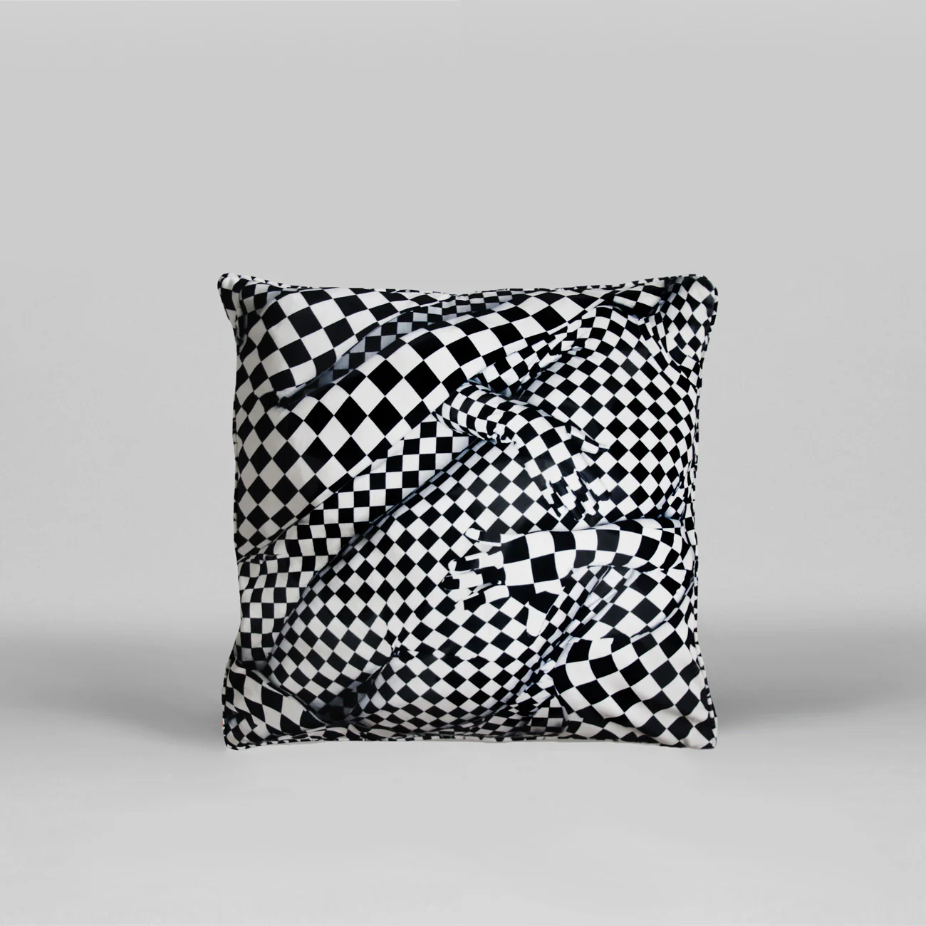 OLAF BREUNING, BLACK AND WHITE PEOPLE PATTERN (2019) Art Pillow for Henzel Studio - Image 4