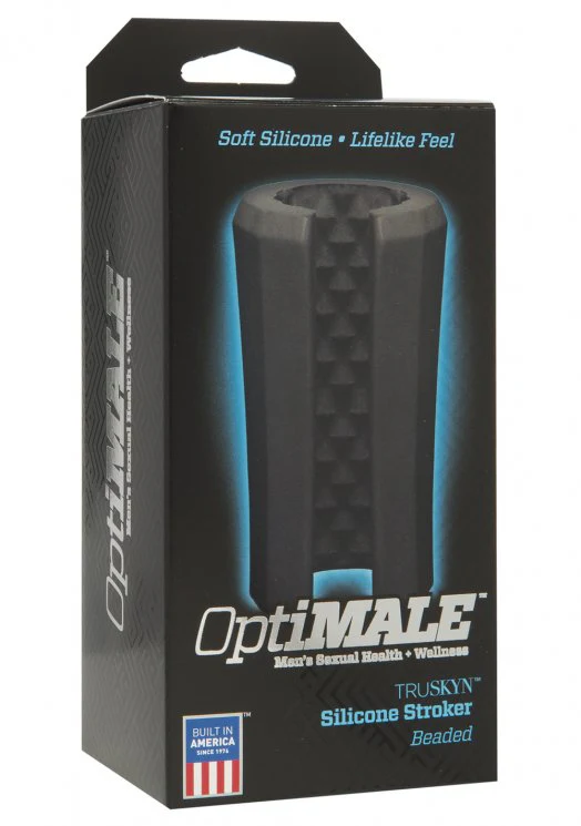 OptiMALE - TRUSKYN Silicone Stroker - Beaded - Image 3