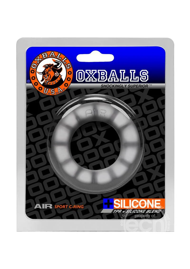 Oxballs Air Silicone Sport Cock Ring - Clear - Image 2