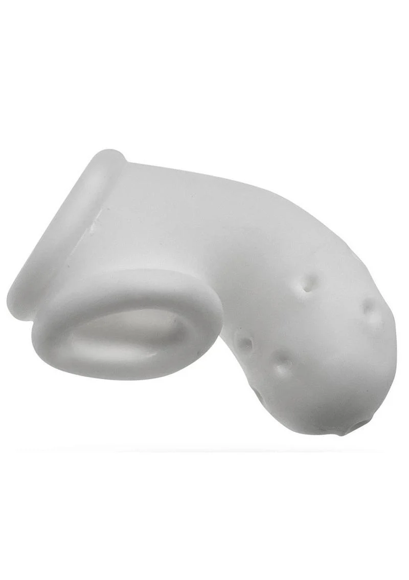 Oxballs Airlock Air-Lite Vented Silicone Chastity - White Ice - Image 3