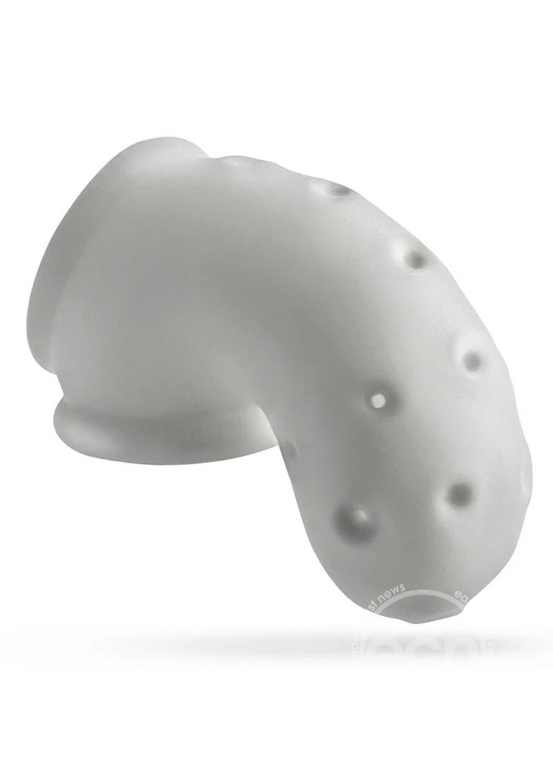 Oxballs Airlock Air-Lite Vented Silicone Chastity - White Ice - Image 4
