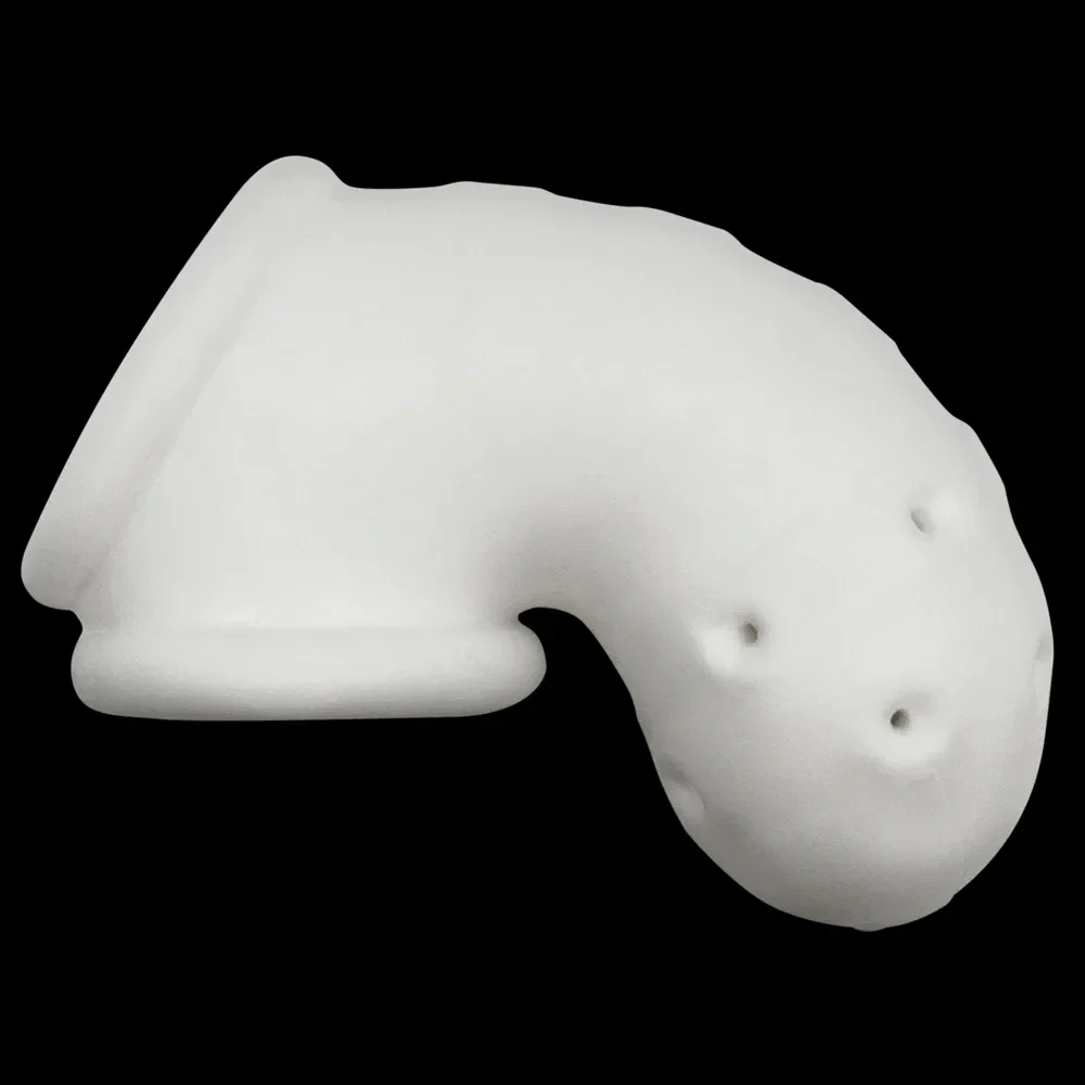 Oxballs Airlock Air-Lite Vented Silicone Chastity - White Ice - Image 6