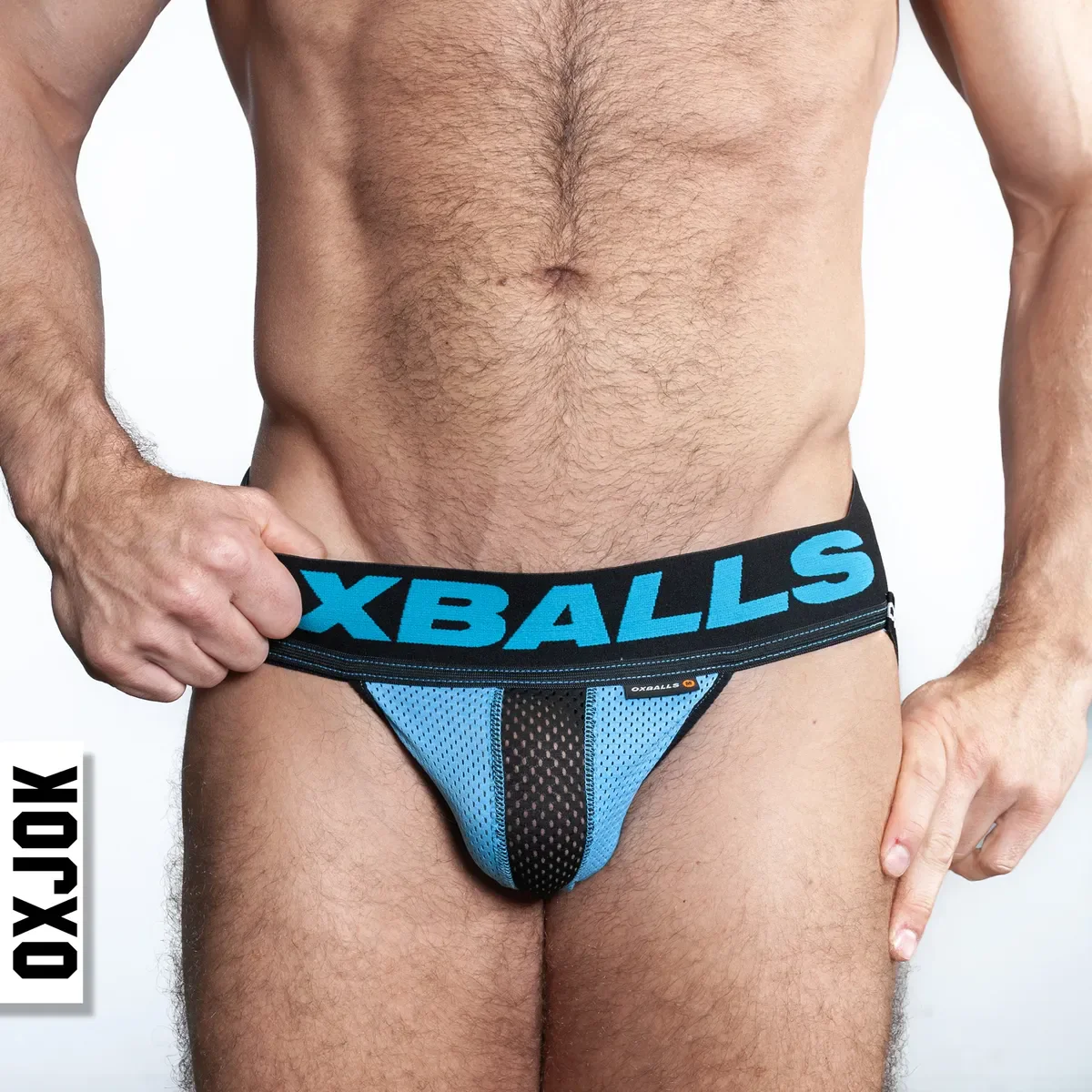 Oxballs Airmesh Swagger Jock - Sky - Image 2