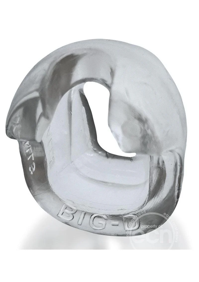 Oxballs Big-D Shaft Grip Cock Ring - Clear - Image 3