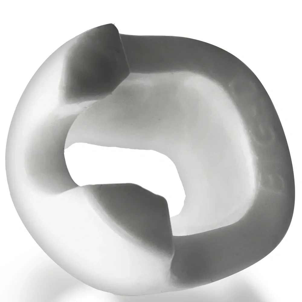 Oxballs Big-D Shaft Grip Cock Ring - White - Image 3