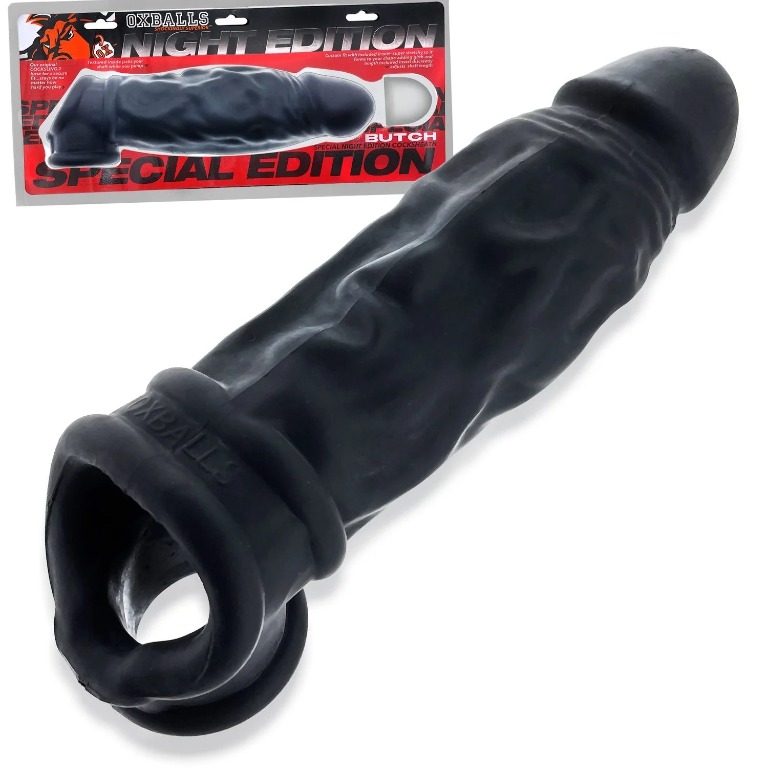 Oxballs Butch Cocksheath With Adjustable Fit Penis Sleeve - Night Edition - Image 8