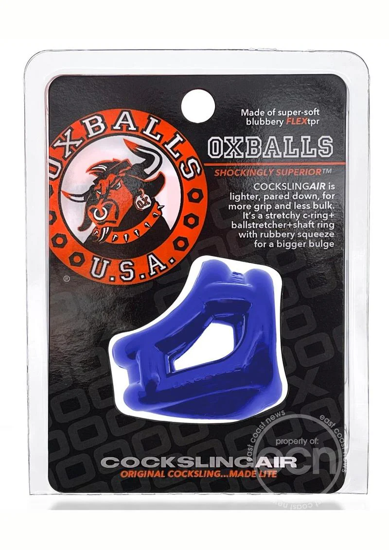 Oxballs Cocksling Air Cock and Ball Sling - Pool Blue - Image 3