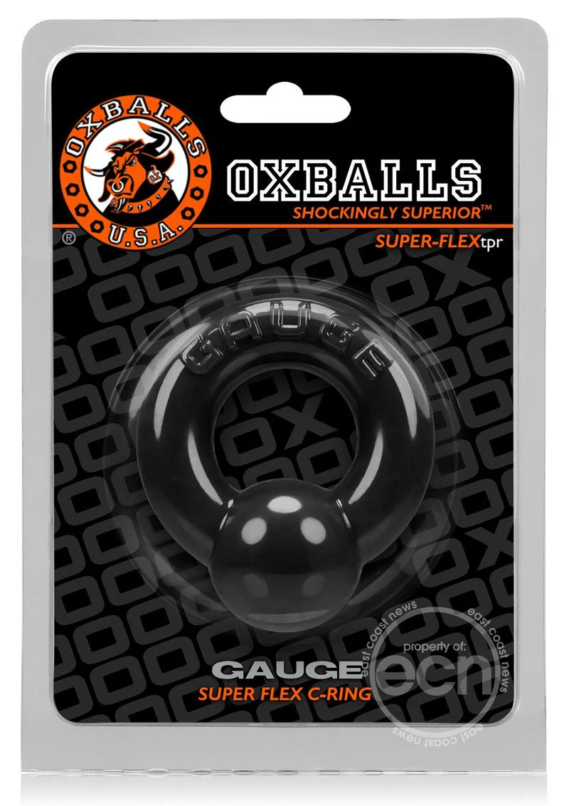 Oxballs Gauge Super Flex Cockring BLACK - Image 2