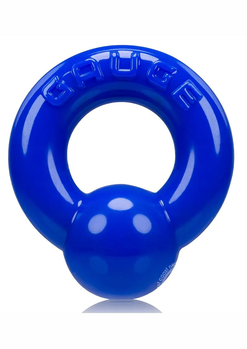 Oxballs Gauge Super Flex Cockring Police Blue - Image 3