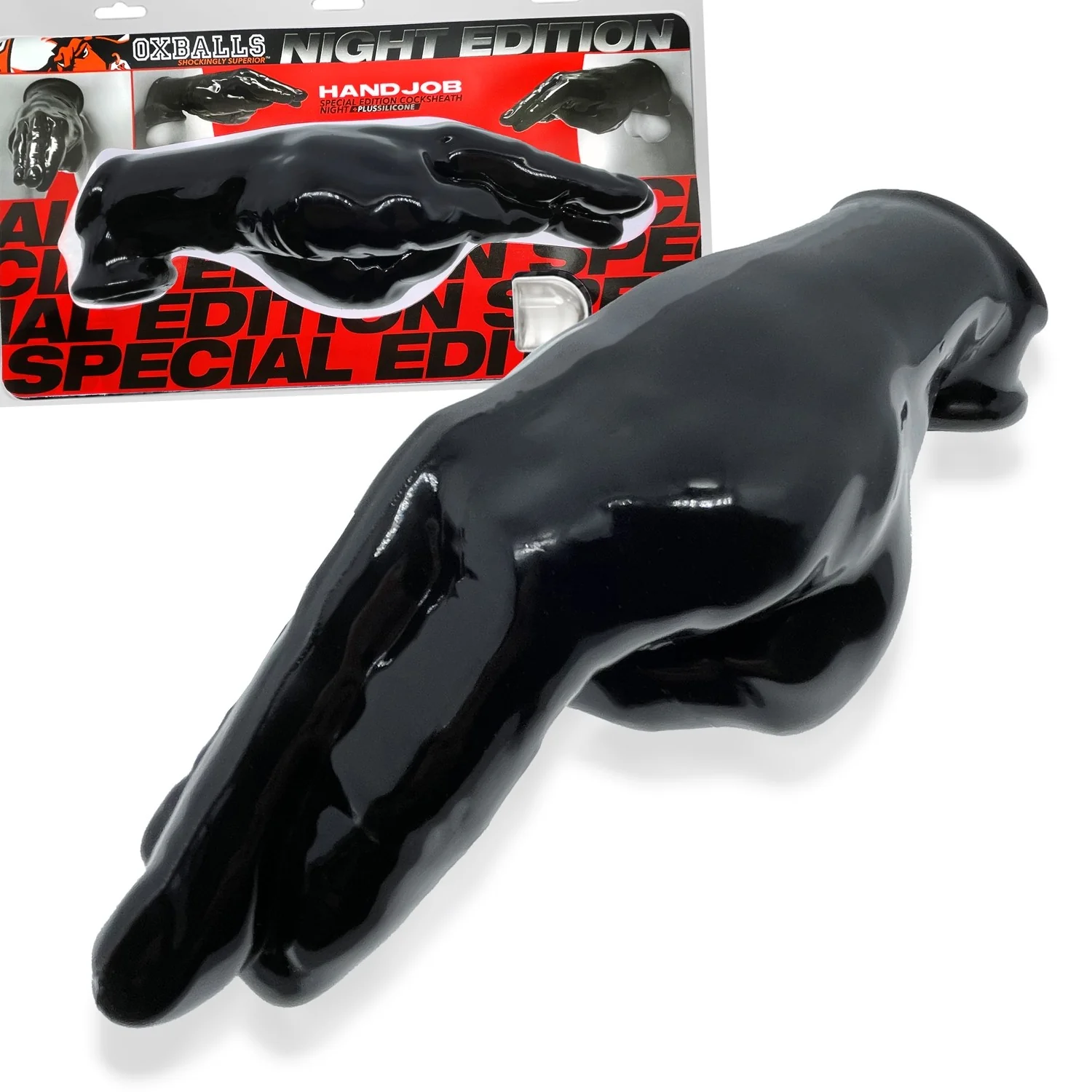 Oxballs Hand-Job Vibrating Cock Sheath - Night Edition - Image 18