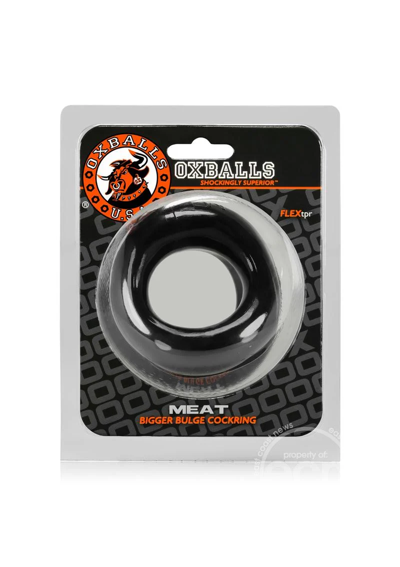 Oxballs Meat Padded Cockring Black - Image 2
