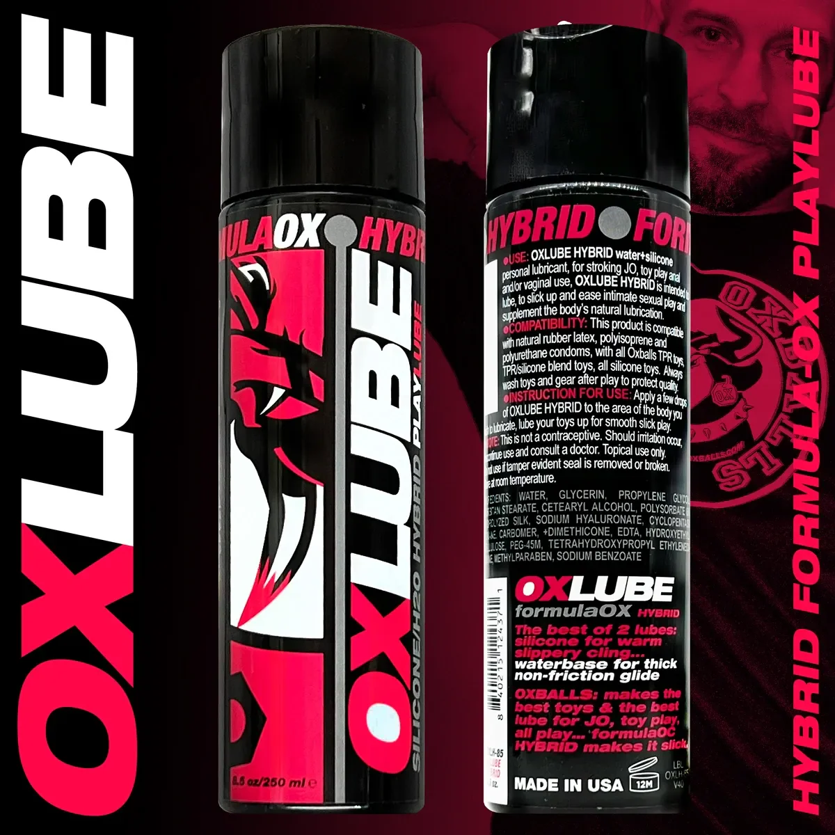 Oxballs Oxlube Formula- OX Hybrid - Image 3