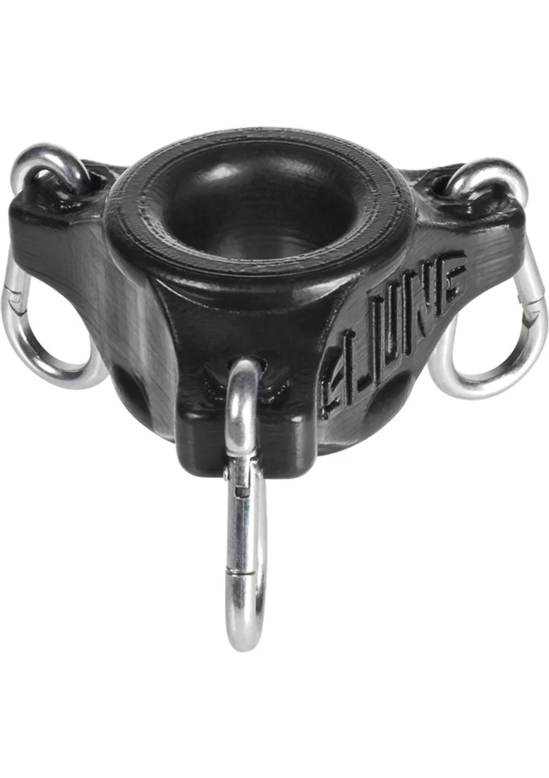 OXBALLS Slung Ballstrecher With 3 Carabiners Black - Image 4