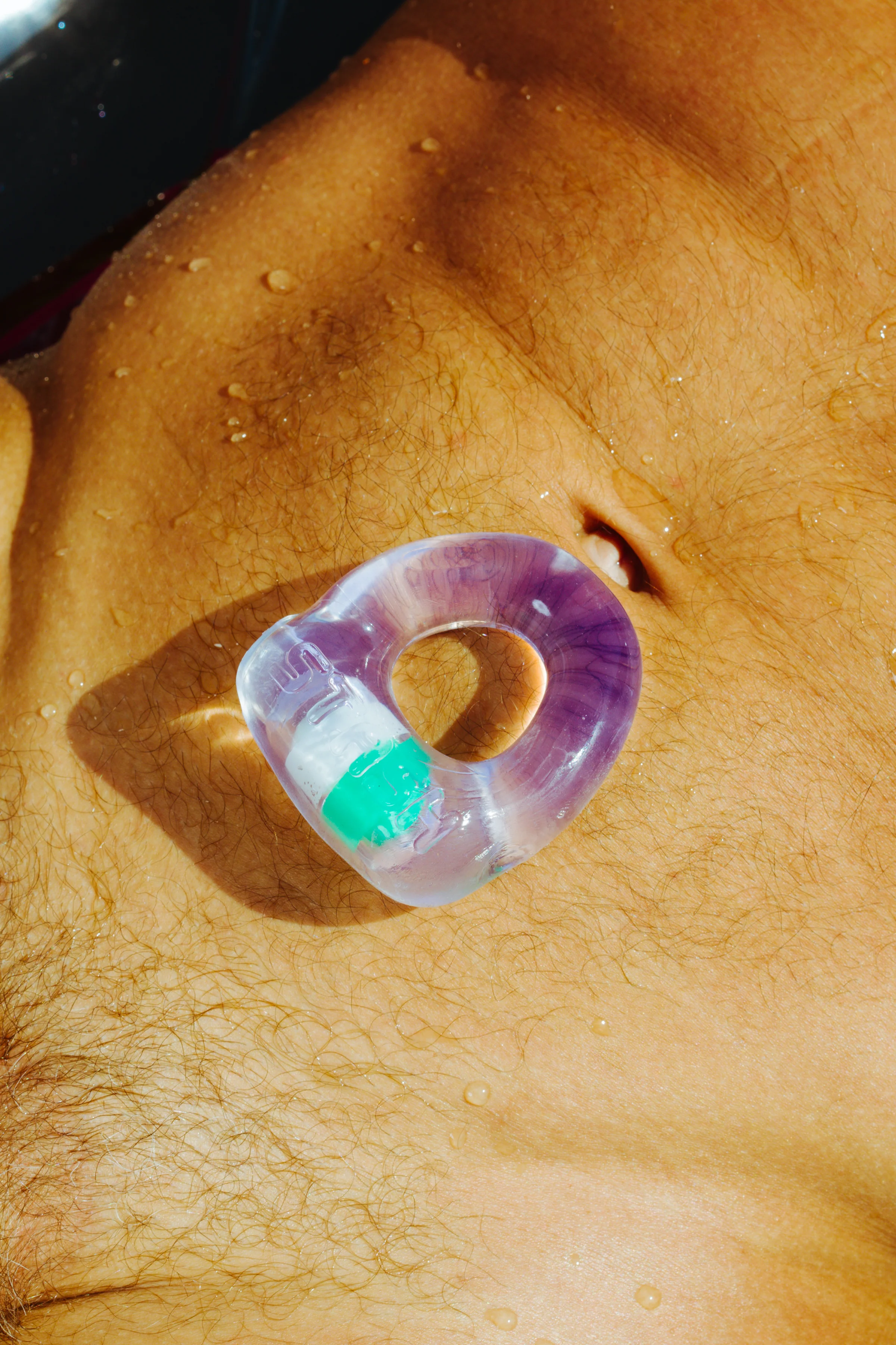 Oxballs Stash Cock Ring With Capsule Insert - Clear - Image 5